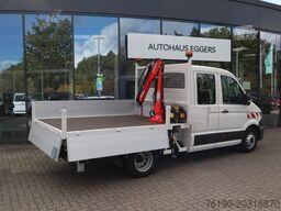 VOLKSWAGEN Crafter 50 Doka Tiefpritsche +Kran (Fa. Schoon)