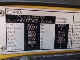 Scania P380 8X4 MET 20CUB STEEL KIPPER,MANUALGEARBOX