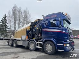 Scania R580 8x2 crane truck – 80 t/m Fassi crane with jib