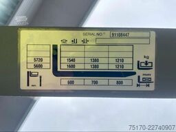 Jungheinrich ETV C16 / Triplex 5.72m / SS / nur 929h / 2016