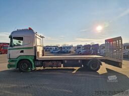 Scania R380 4x2 - Car transport / Flatbed - Ramp - Ful...