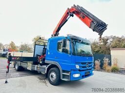MERCEDES-BENZ Atego 1629 4x2 Pritsche ausziehbar KRAN 23m FUNK