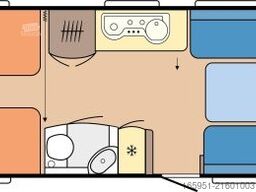 Hobby Prestige 560 LU Mover Markise ETS TV-Gerät