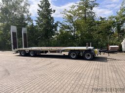Möslein T4 VB H1 gerade  neuer 4 Achs Tieflader gerade hydraulischen Rampen