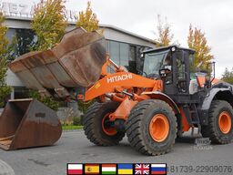 Hitachi ZW220 articulated loader / 2 buckets