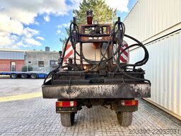 UNIMOG U400 mit Breining U2000 Bitumenspritze + Besen