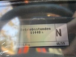 Unimog U400 mit Bitumspritze Breining + Besen