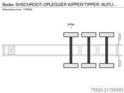 Bodex SHSCHROOT-OPLEGGER KIPPER/TIPPER /AUFLIEGER/TRA...
