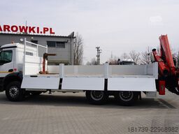 Mercedes-Benz Arocs 2633 flatbed truck / Crane FASSI