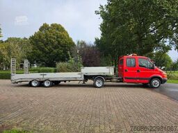 Iveco 40C 145pk met veldhuizen trailer en dubbele cab...