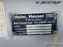  3 Achs Kippauflieger Alu-Stahl 25 m³, Leergew. 4,7 t.