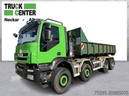 IVECO TRAKKER AD340T45 8x4 HIAB Hakenlift Retarder