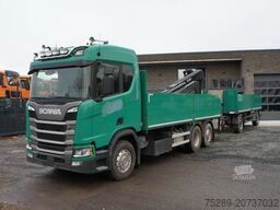 SCANIA R500 6x2 Baustoffzug Kran HIAB 177 K-2 Pro