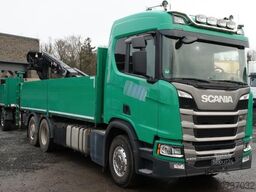 SCANIA R500 6x2 Baustoffzug Kran HIAB 177 K-2 Pro
