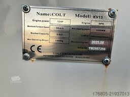 COLT Miniescavatore COLT KV13 1300kg Nuovo