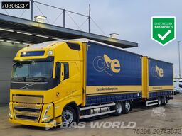 Volvo FH 460 6X2 Curtainsider Combi LNG Engine Slidin...