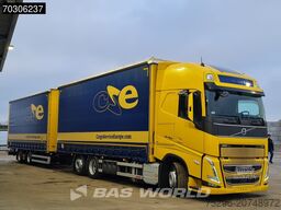 Volvo FH 460 6X2 Curtainsider Combi LNG Engine Slidin...