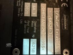 DOOSAN DX 62 R-3 6.2T - *FULL HYDR - *CENTRAL GREASING...