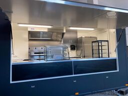 Pizzawagen, Grillwagen, Imbissanhänger, Grill, Pizza, Pommes, Wurst, Nudel