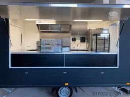 Pizzawagen, Grillwagen, Imbissanhänger, Grill, Pizza, Pommes, Wurst, Nudel