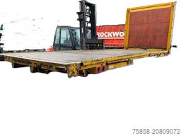 Krone BDF 7,45m Lochleiste Teleskopstützen