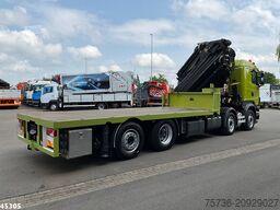 Scania R 420 8x2 manual Palfinger 85 Tonmeter laadkraa...