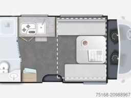 CHALLENGER Teilintegriert 260 Graphite Modell 2026 / AHK /
