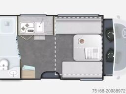 CHALLENGER Teilintegriert 260 Graphite Modell 2026 / Artic