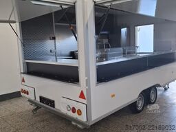 BURGER , POMMES, WURST , GRILL Imbissanhänger