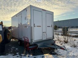 Arnpro wheeled cabin with living area and toilet