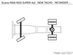 Scania R500 NGS SUPER 4x2 - NEW TACHO - RETARDER - 289...