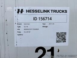 Sommer 12.3M Stuuras 2T Laadklep Webasto kachel NL Tra...