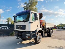 MAN TGM 18.330 4x4 Kipper KRAN 17m FUNK AHK