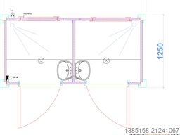 Elipo® Duschcontainer Sanitärcontainer Doppelkabine Dusche