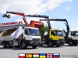 Mercedes-Benz Arocs 2636 / 6x4 / HDS Fassi / 3-Way Tip