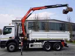 Mercedes-Benz Arocs 2636 / 6x4 / HDS Fassi / 3-Way Tip