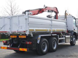 Mercedes-Benz Arocs 2636 / 6x4 / HDS Fassi / 3-Way Tip
