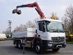 Mercedes-Benz Arocs 2636 / 6x4 / HDS Fassi / 3-Way Tip