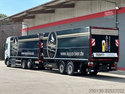SCANIA R410 6x2 LL EWERS Getränketransport Zug mit LBW