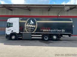 SCANIA R410 6x2 LL EWERS Getränketransport Zug mit LBW