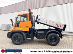 Unimog U 300 4x4, Kipper, Kommunalhydraulik, Zapfwelle
