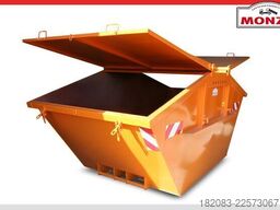 Monza 7 m³ - Absetzmulde - Stahldeckel