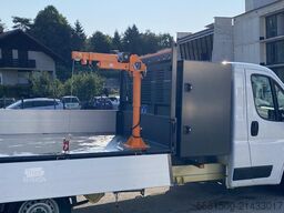 FIAT Ducato Dreiseitenkipper Säulendrehkran