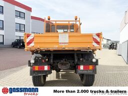 Unimog U 400 4x4, Kipper, Kommunalhydraulik, Zapfwelle