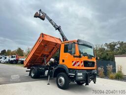 MAN TGM 13.250 4x4 Kipper KRAN FUNK AHK WINTERDIENST