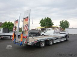 Fliegl 3achs Tieflader Anhänger DTS-S 300 mit Kröpfun7