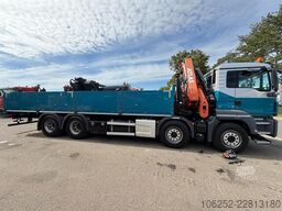 MAN TGS 35.420 8x4 (8m!) PRITSCHE + KRAN ATLAS 332 ...