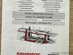 Mercedes Actros 2014 Kässbohrer VarioTra MB Actros mit Kässb Varoi Pro Met. Pro