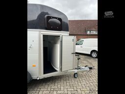 Humbaur Pferdeanhänger Equitos Alu Plus Black 2400 2,4t...