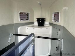 Humbaur Pferdeanhänger Equitos Alu Plus Black 2400 2,4t...